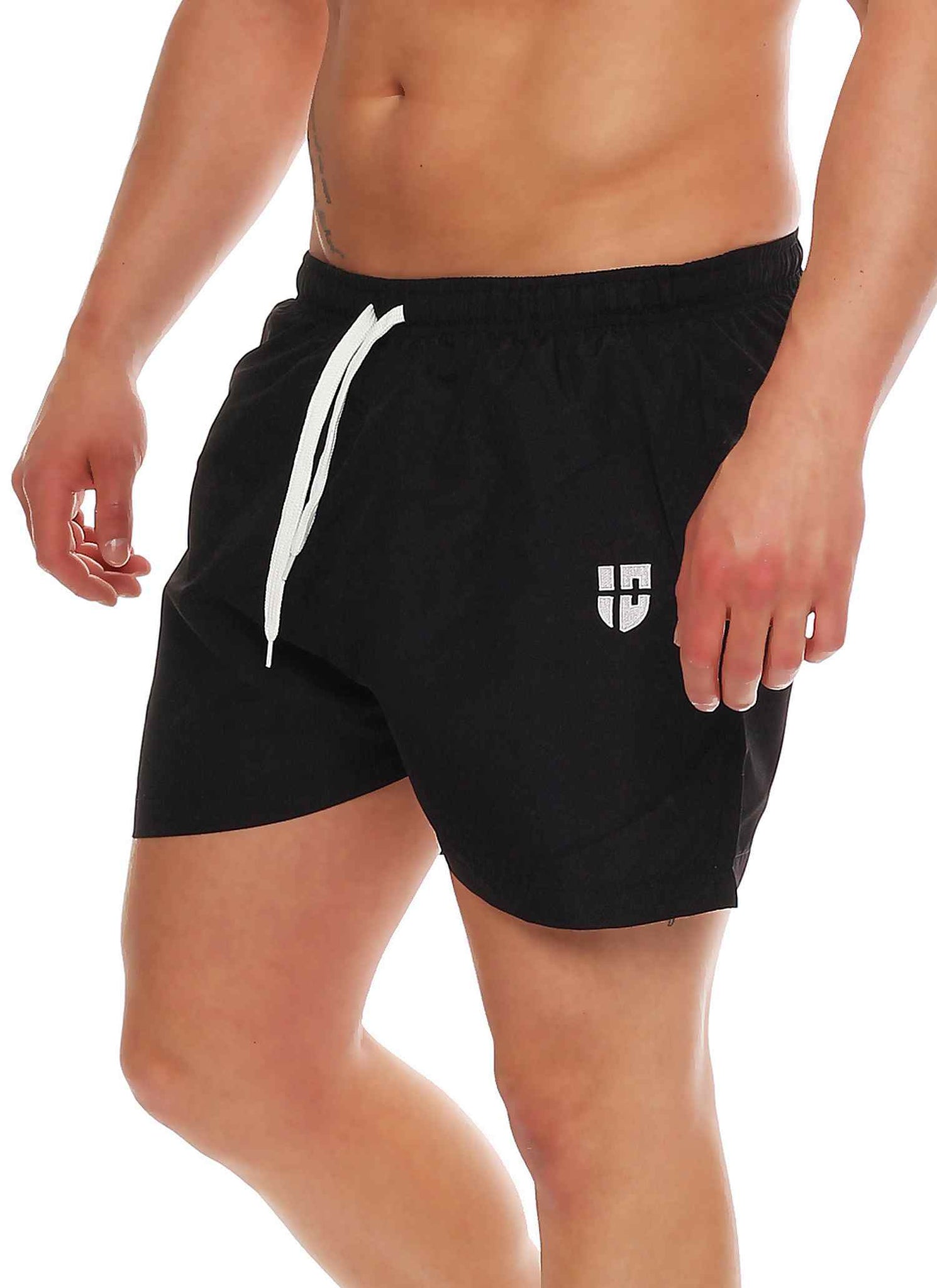 Gennadi Hoppe Herren Badeshorts kurz Badehose Strand Shorts Boardshorts