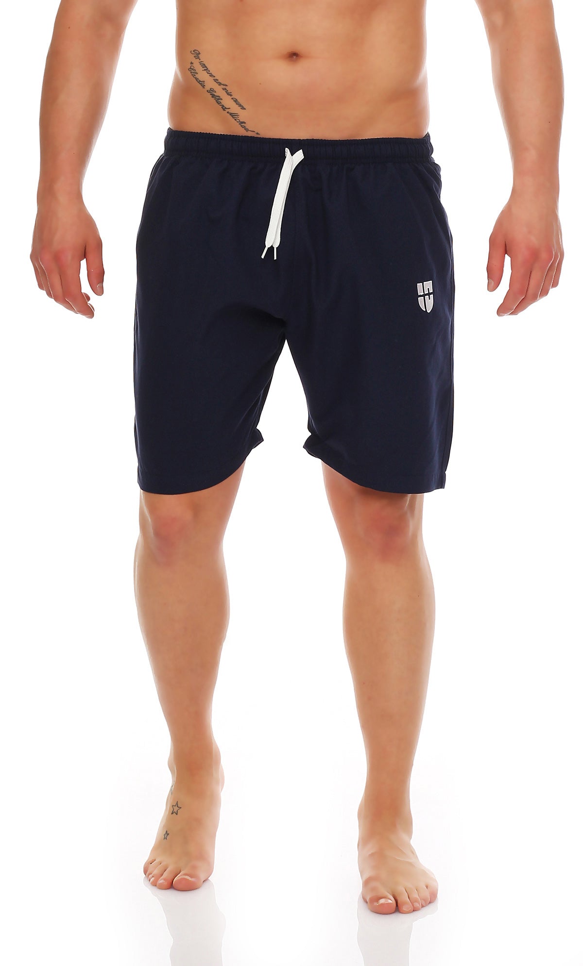 Gennadi Hoppe Herren Badeshorts lange Badehose Strand Shorts Boardshorts