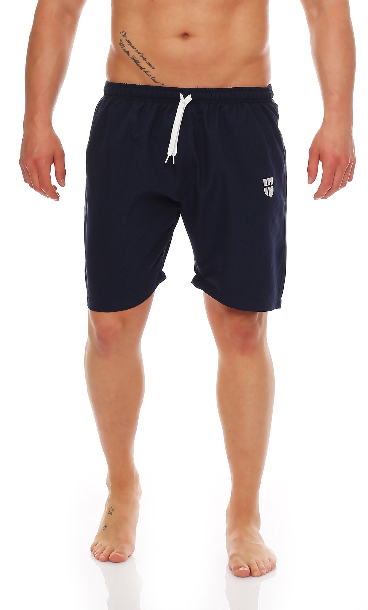 Gennadi Hoppe Herren Badeshorts lange Badehose Strand Shorts Boardshorts