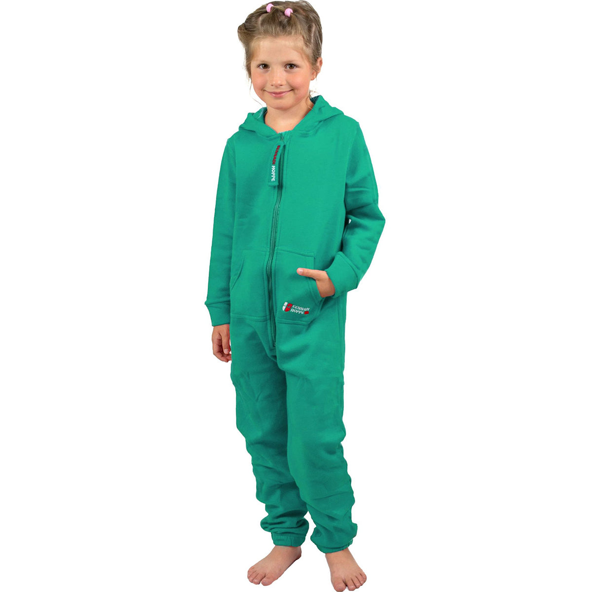 Gennadi Hoppe Kinder Jumpsuit - Jungen, Mädchen Onesie Jogger Einteiler Overall Jogging Anzug Trainingsanzug