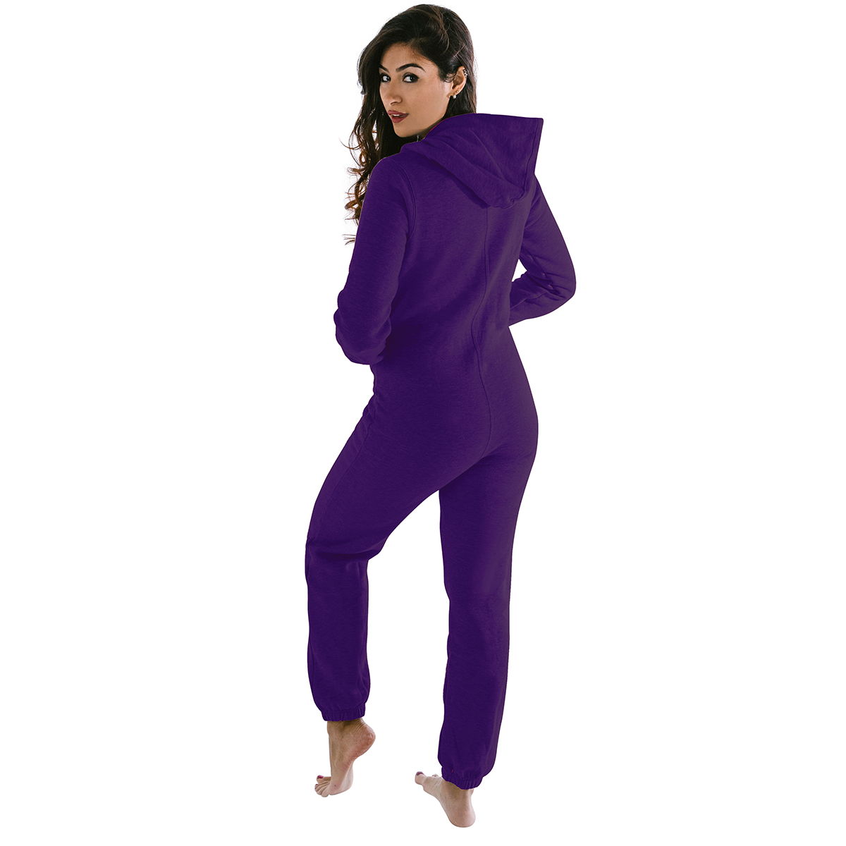 Gennadi Hoppe Damen Jumpsuit Onesie Jogger Einteiler Overall Jogging Anzug Trainingsanzug - SLIM FIT