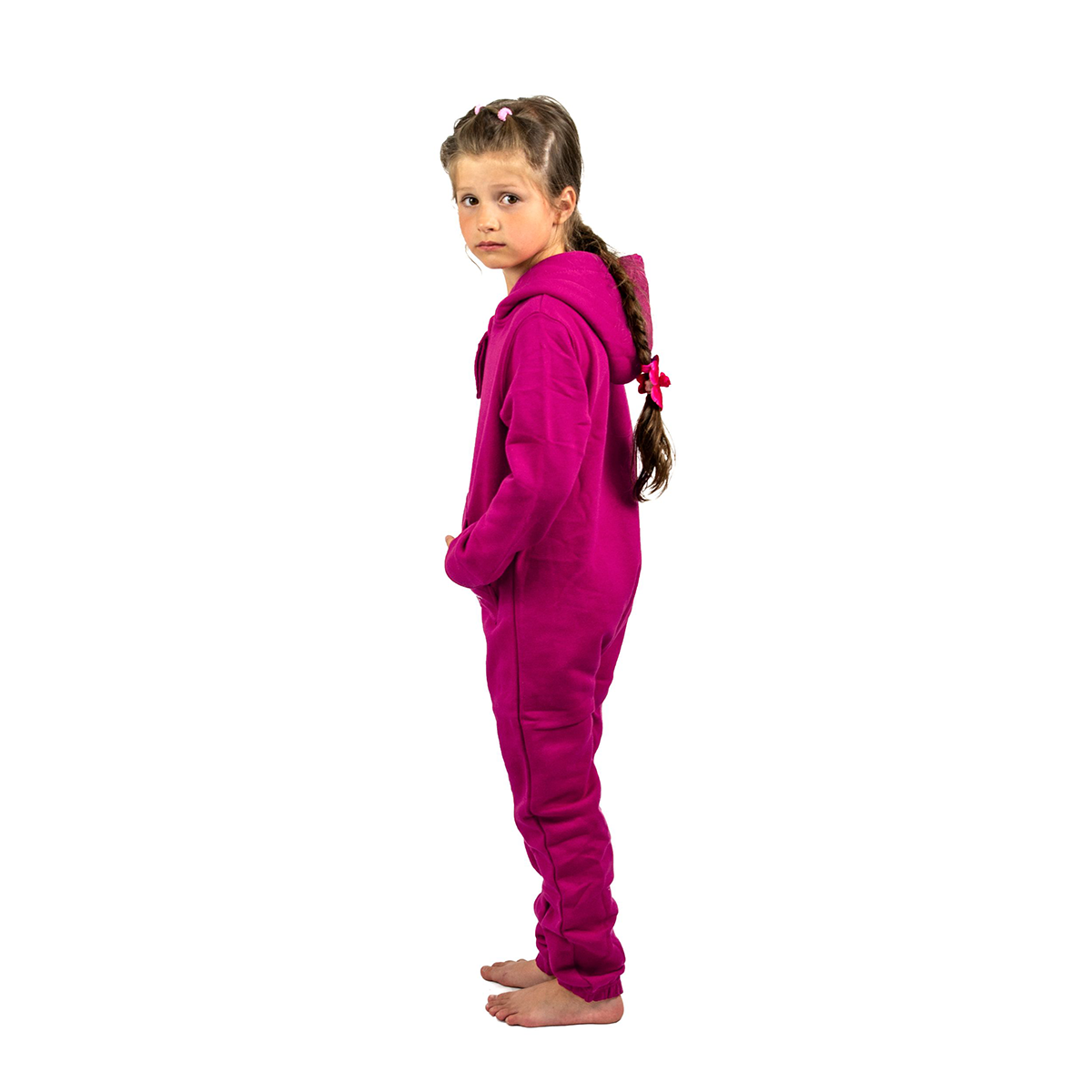 Gennadi Hoppe Kinder Jumpsuit - Jungen, Mädchen Onesie Jogger Einteiler Overall Jogging Anzug Trainingsanzug