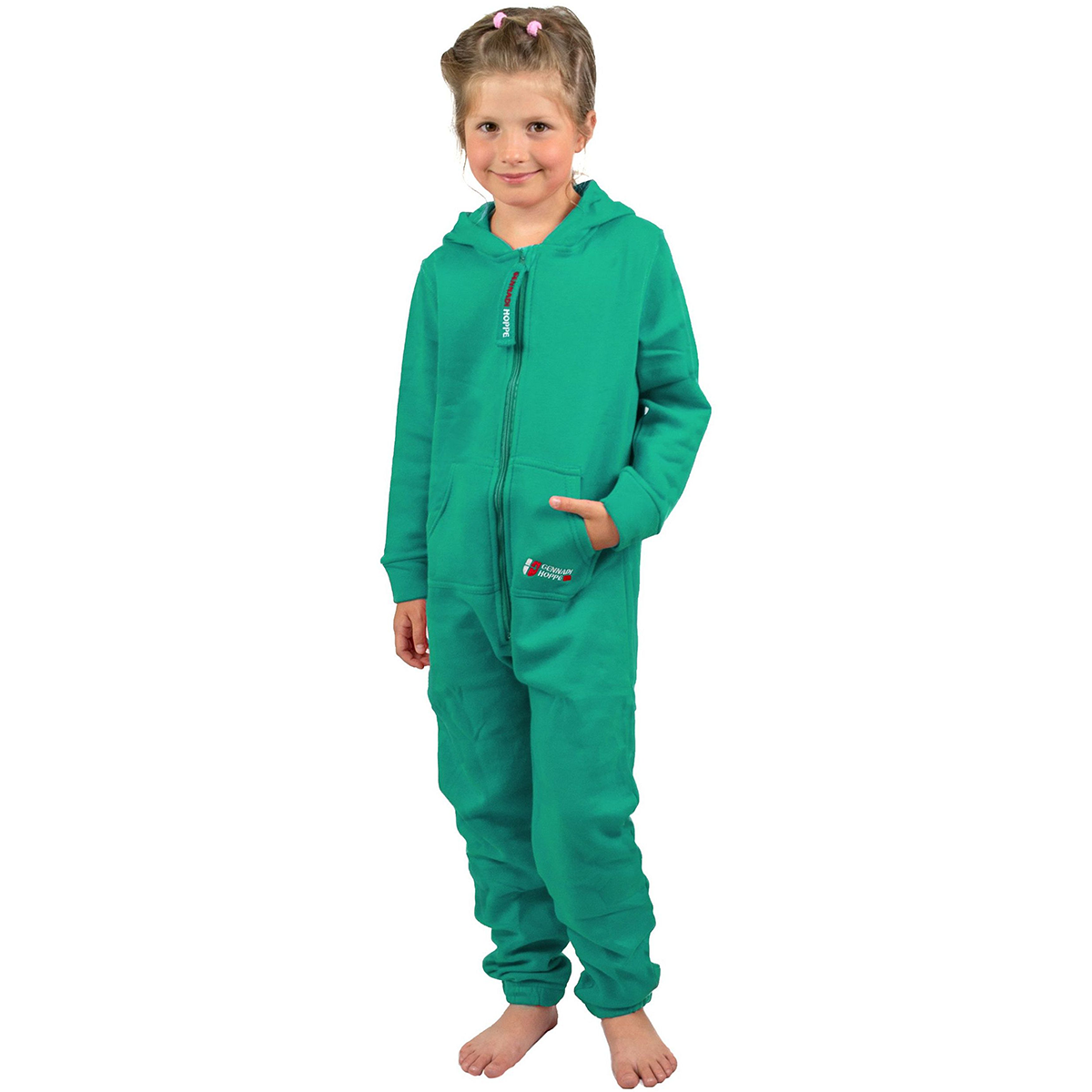 Gennadi Hoppe Kinder Jumpsuit - Jungen, Mädchen Onesie Jogger Einteiler Overall Jogging Anzug Trainingsanzug