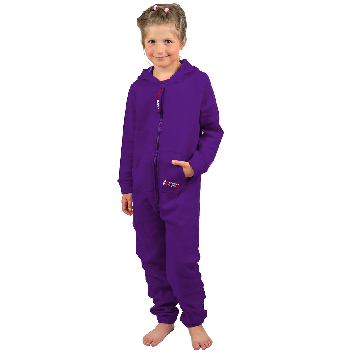 Gennadi Hoppe Kinder Jumpsuit - Jungen, Mädchen Onesie Jogger Einteiler Overall Jogging Anzug Trainingsanzug