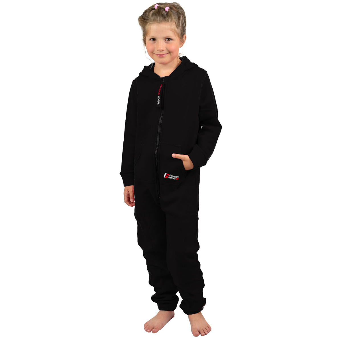 Gennadi Hoppe Kinder Jumpsuit - Jungen, Mädchen Onesie Jogger Einteiler Overall Jogging Anzug Trainingsanzug