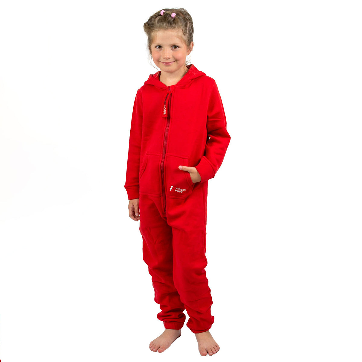 Gennadi Hoppe Kinder Jumpsuit - Jungen, Mädchen Onesie Jogger Einteiler Overall Jogging Anzug Trainingsanzug