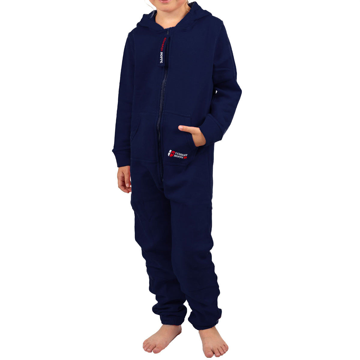 Gennadi Hoppe Kinder Jumpsuit - Jungen, Mädchen Onesie Jogger Einteiler Overall Jogging Anzug Trainingsanzug