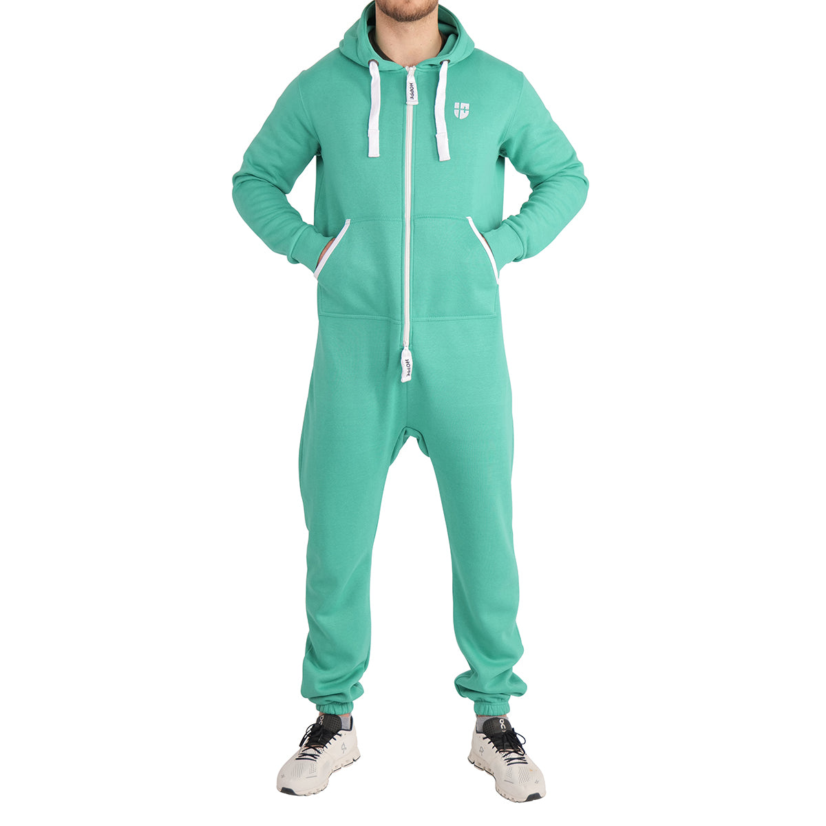 Gennadi Hoppe Herren Jumpsuit Onesie Jogger Einteiler Overall Slim Fit