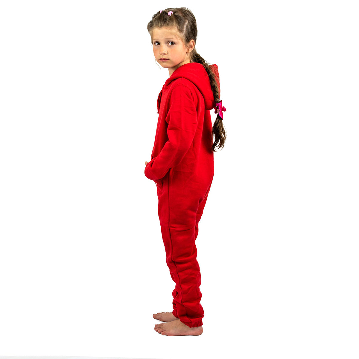 Gennadi Hoppe Kinder Jumpsuit - Jungen, Mädchen Onesie Jogger Einteiler Overall Jogging Anzug Trainingsanzug