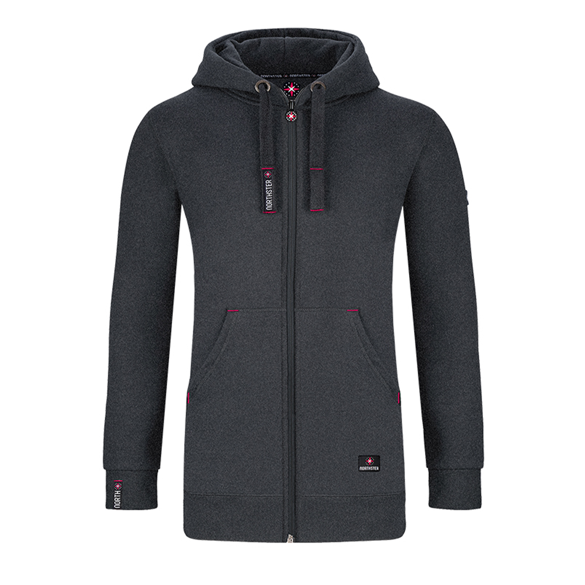 Northster Damen Trainingsjacke lang Zip
