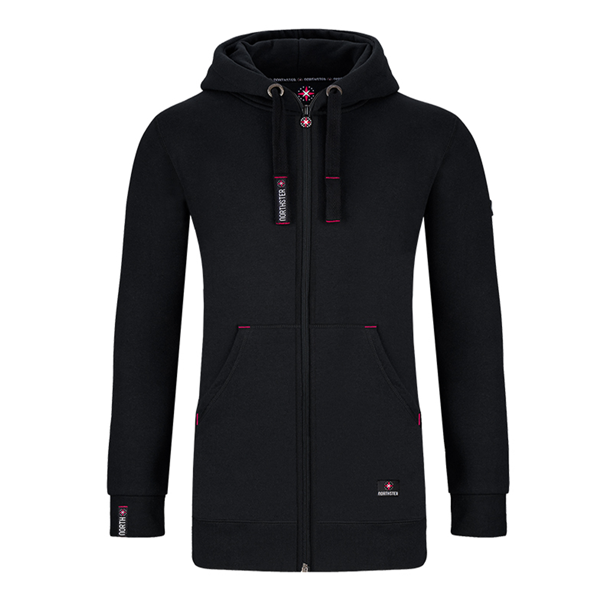 Northster Damen Trainingsjacke lang Zip