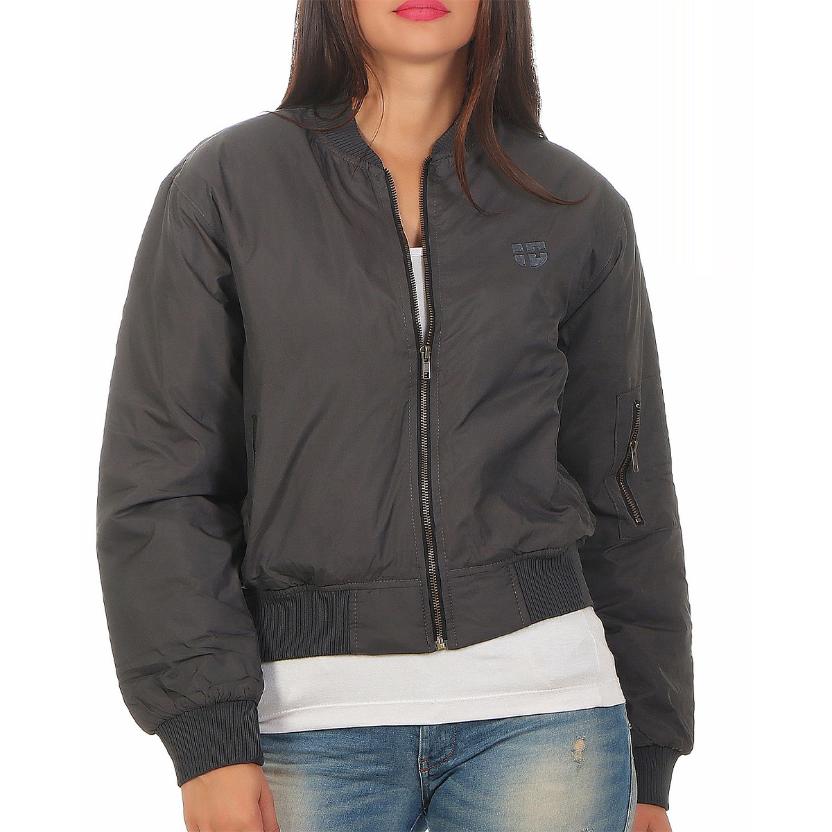 Gennadi Hoppe Damen Bomber Jacket Bomberjacke Pilotenjacke