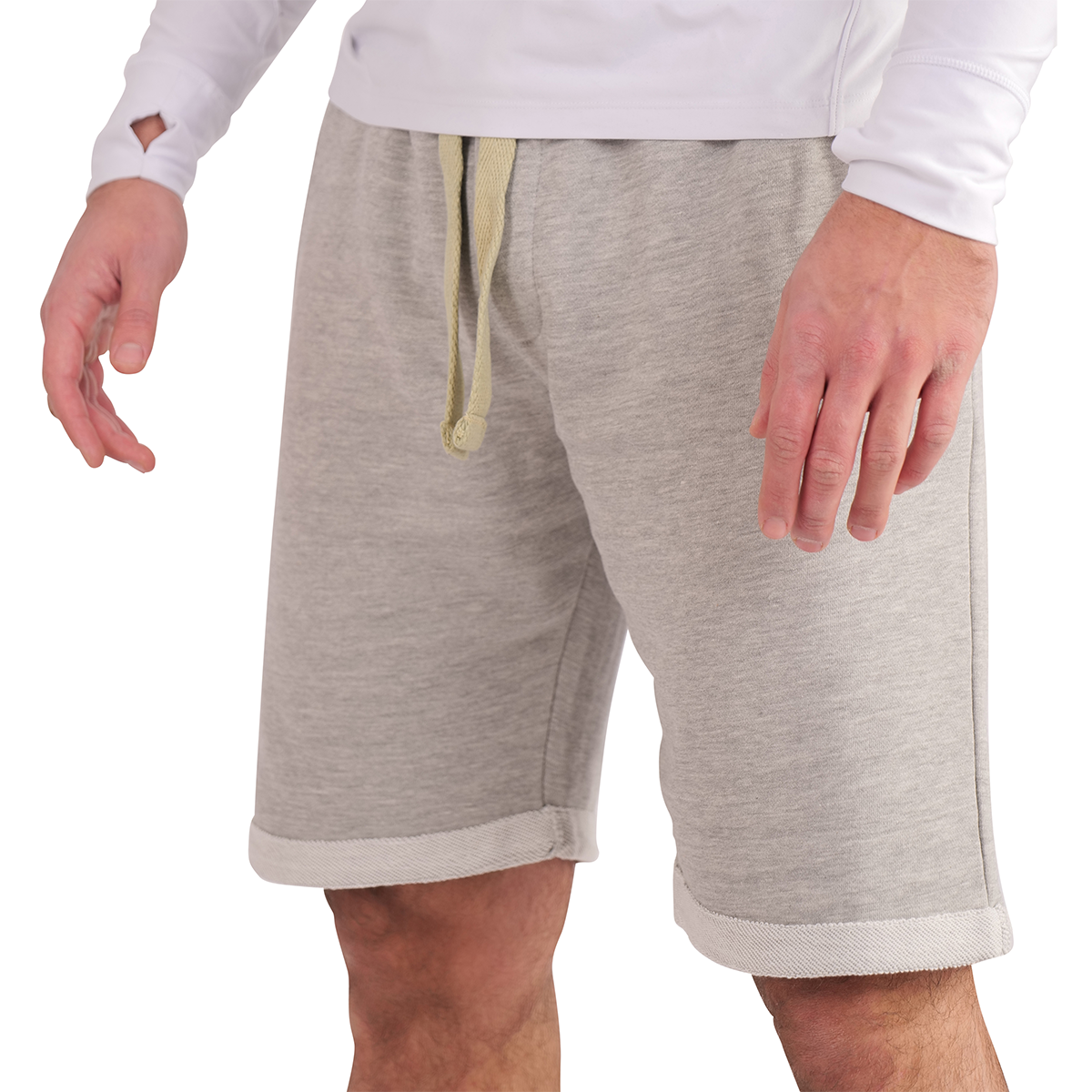 Gennadi Hoppe Herren Shorts - leichter Baumwoll Sommer Shorty