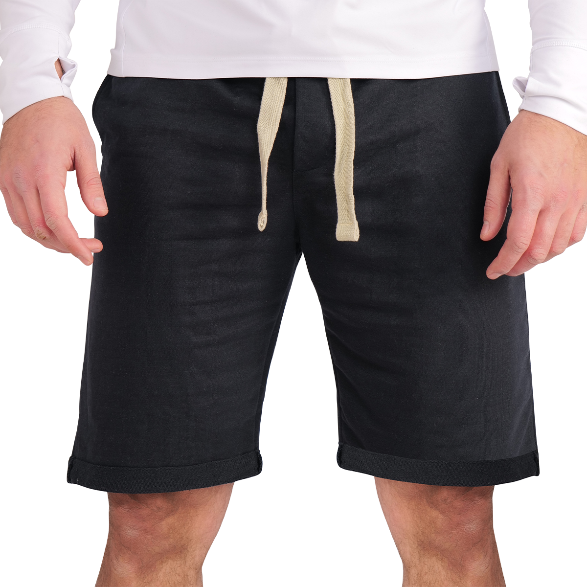 Gennadi Hoppe Herren Shorts - leichter Baumwoll Sommer Shorty