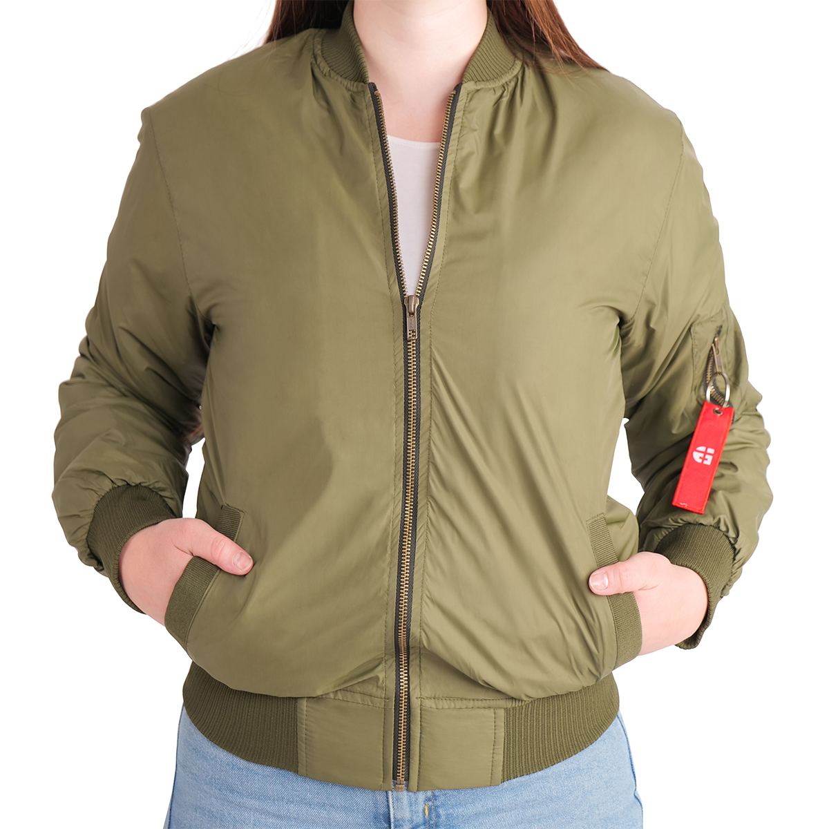 Gennadi Hoppe Damen Bomber Jacket Bomberjacke Pilotenjacke